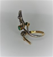 Anello Guerretta Gioielli Donna ANELLO STILE ANTICO in Oro giallo Smeraldo GUERR138 - GUERR138